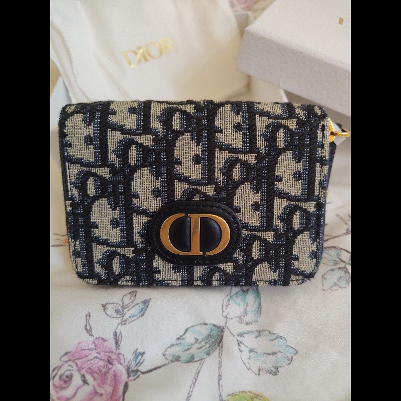 DIOR ㄇ字蒙田拉鍊零錢包-0