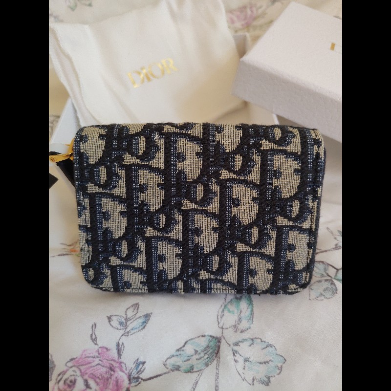 DIOR ㄇ字蒙田拉鍊零錢包-1