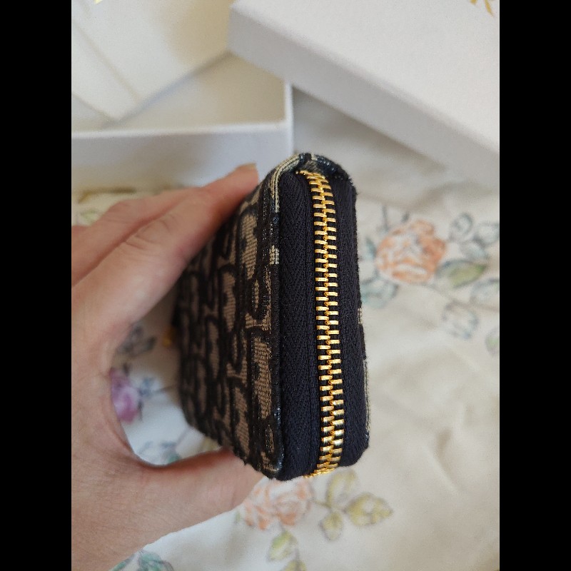 DIOR ㄇ字蒙田拉鍊零錢包-4