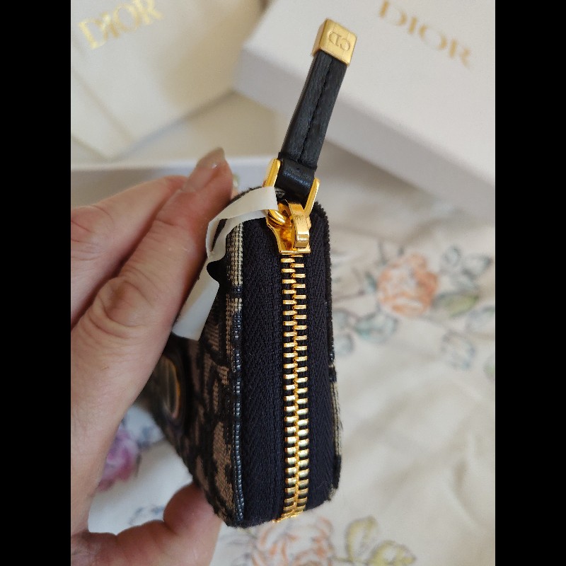 DIOR ㄇ字蒙田拉鍊零錢包-5