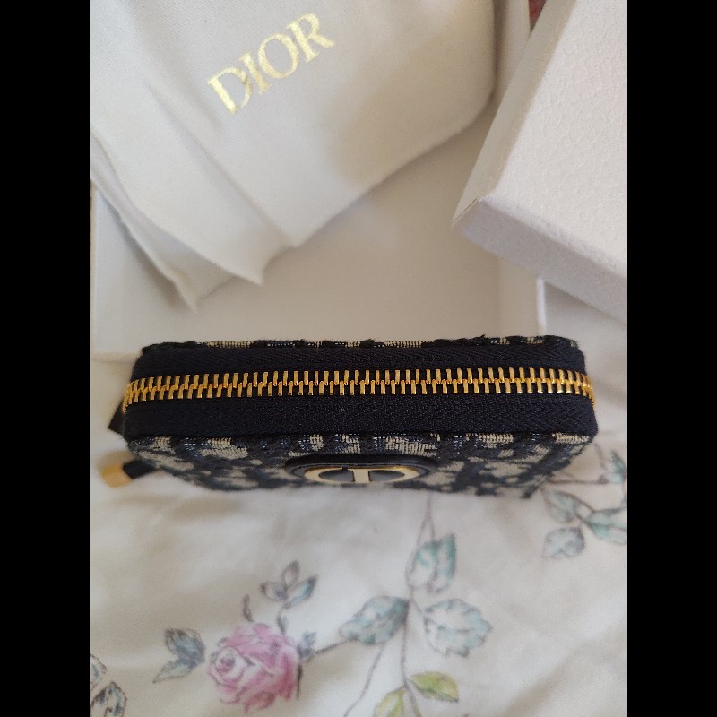 DIOR ㄇ字蒙田拉鍊零錢包-9