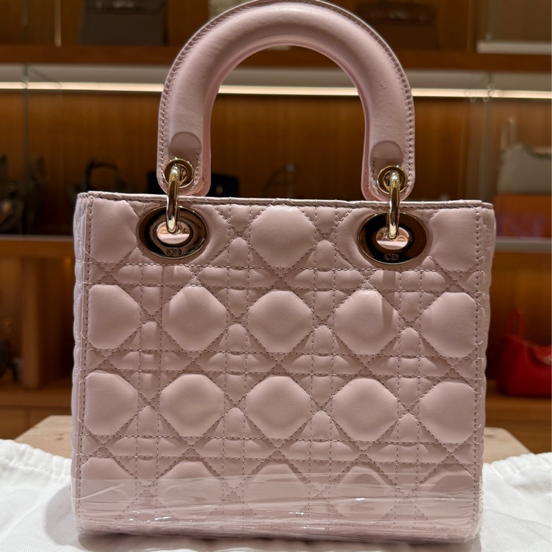 DIOR 黛妃包 櫻花粉-1