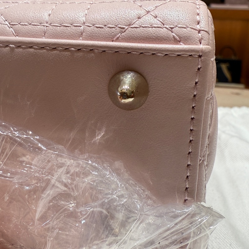 DIOR 黛妃包 櫻花粉-3