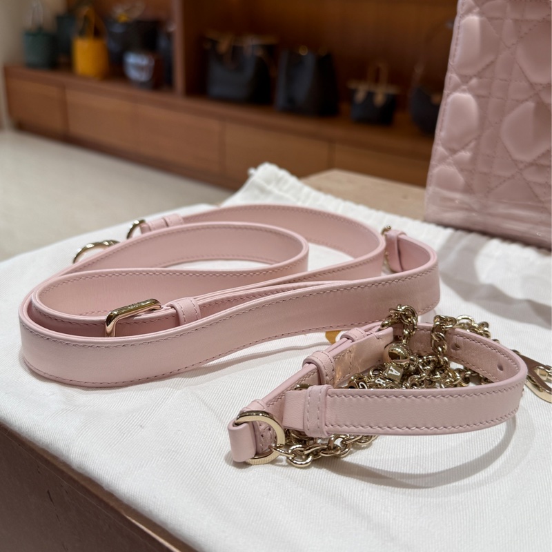 DIOR 黛妃包 櫻花粉-5