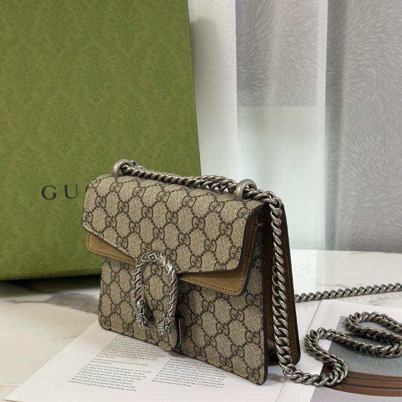 GUCCI Dionysus老花酒神包 - 小號烏木色-3