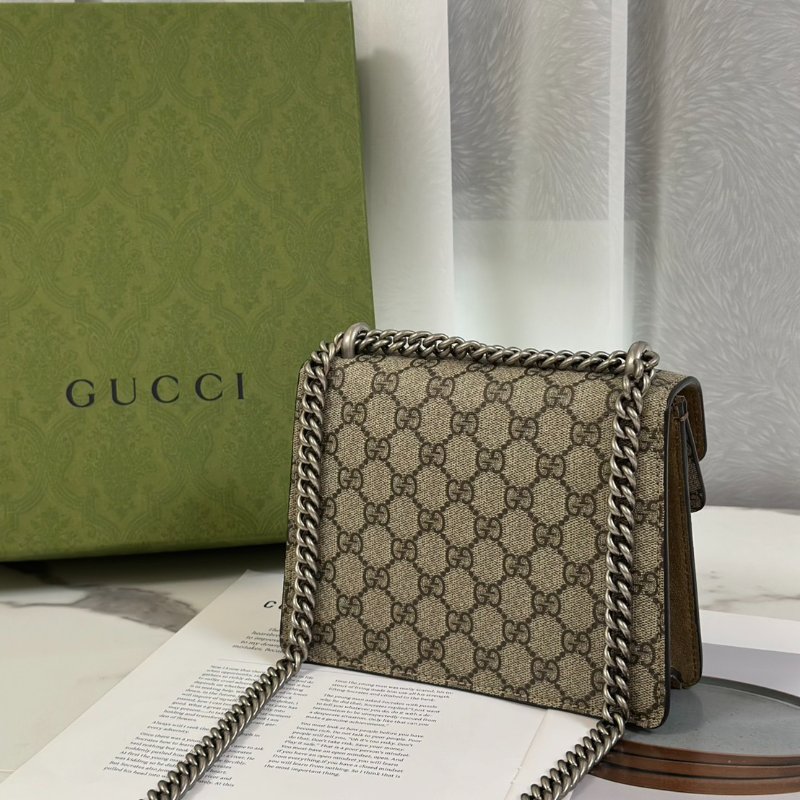 GUCCI Dionysus老花酒神包 - 小號烏木色-4