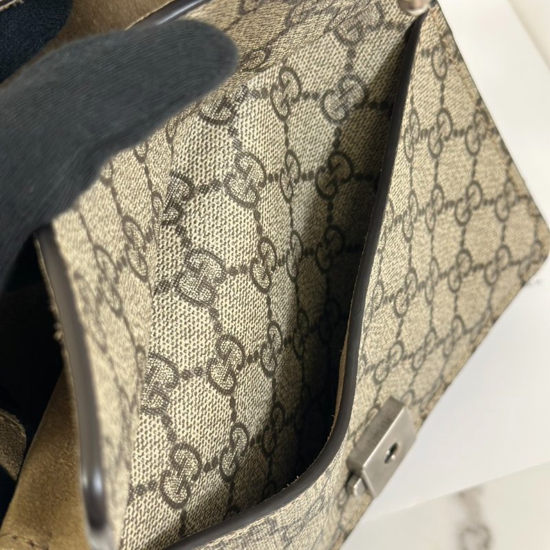 GUCCI Dionysus老花酒神包 - 小號烏木色-7