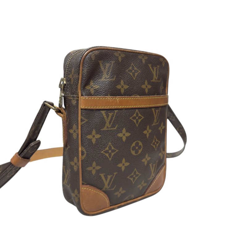 LOUIS VUITTON 中古 Danube 老花 斜揹袋-3