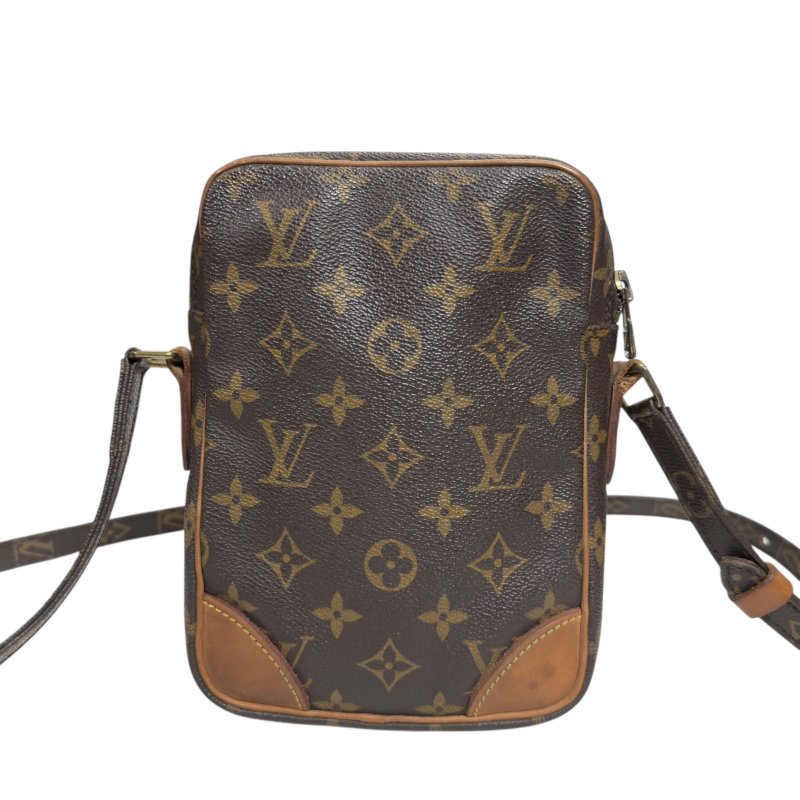 LOUIS VUITTON 中古 Danube 老花 斜揹袋-6