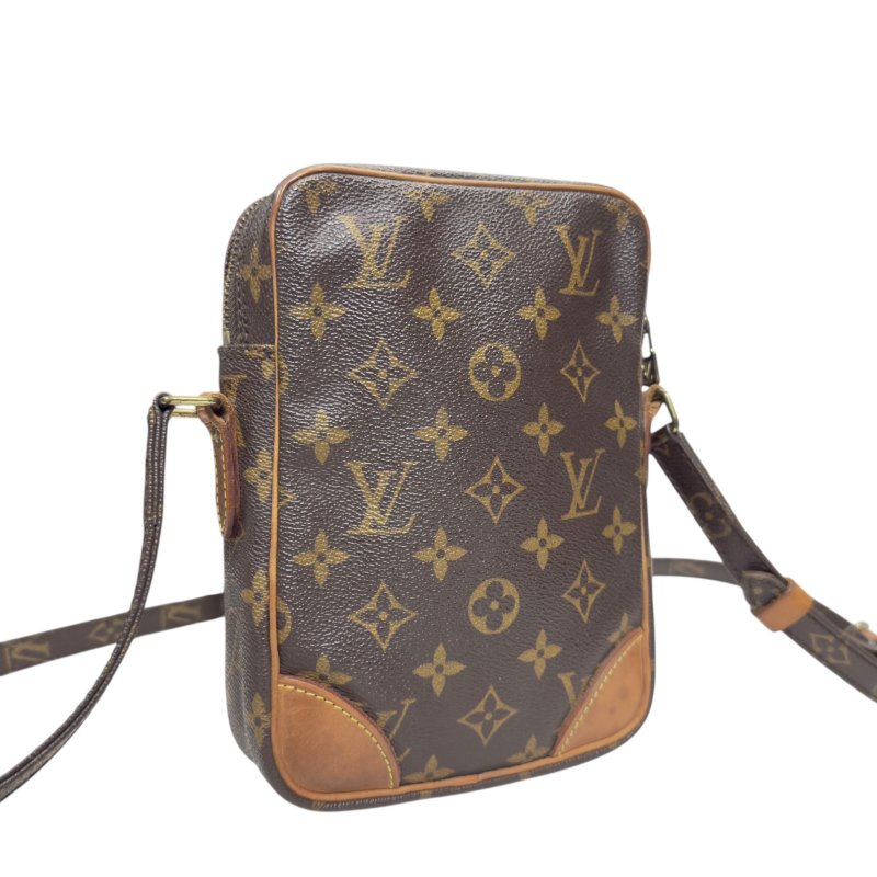 LOUIS VUITTON 中古 Danube 老花 斜揹袋-7