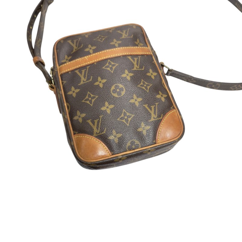 LOUIS VUITTON 中古 Danube 老花 斜揹袋-9