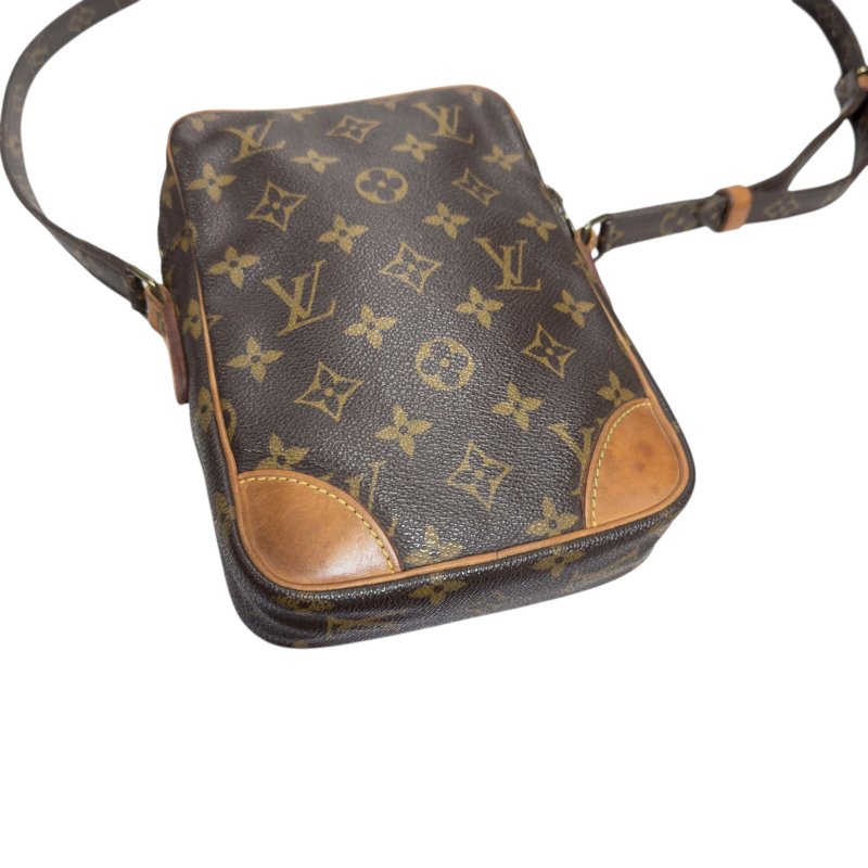 LOUIS VUITTON 中古 Danube 老花 斜揹袋-11
