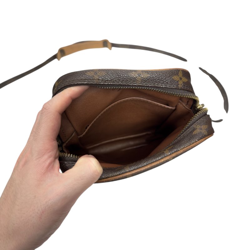 LOUIS VUITTON 中古 Danube 老花 斜揹袋-15