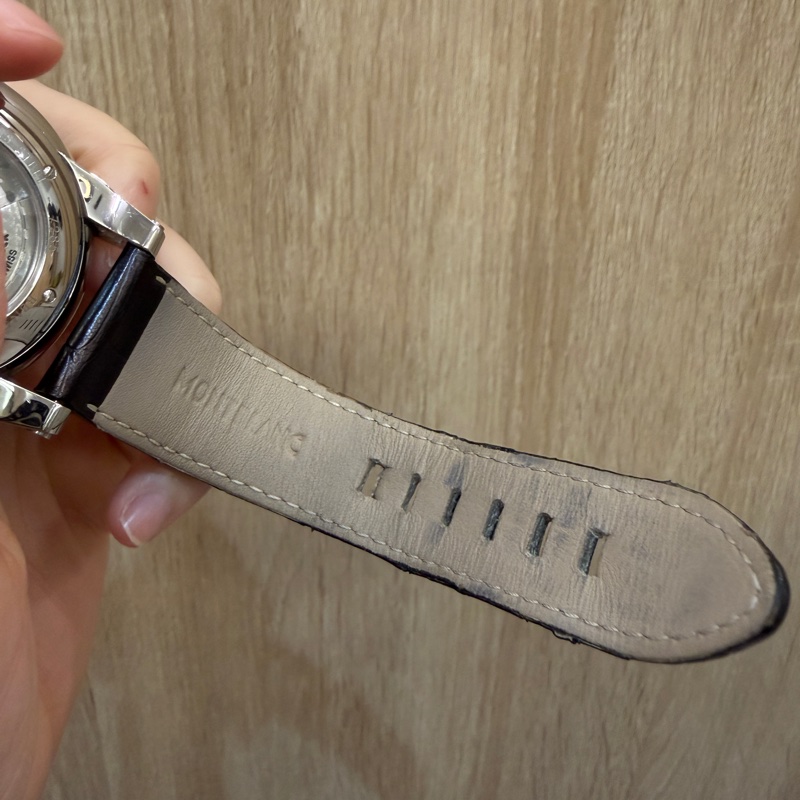 Momtblanc 精鋼放射黑面Time Walker機械腕錶MB110337-12