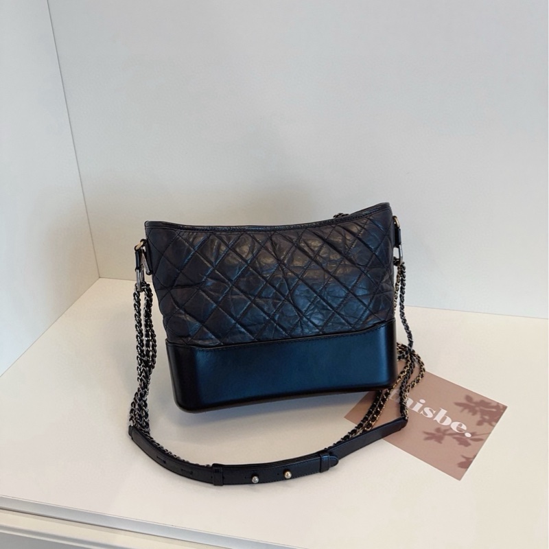 【98新🆕】Chanel Gabrielle 黑色 流浪包 中號 單肩斜挎包-1