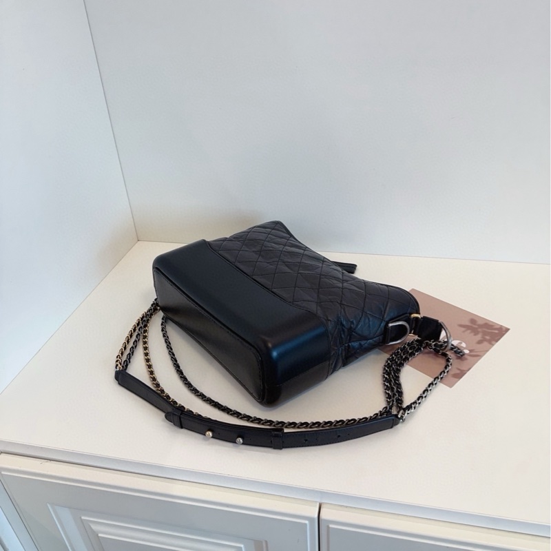 【98新🆕】Chanel Gabrielle 黑色 流浪包 中號 單肩斜挎包-6