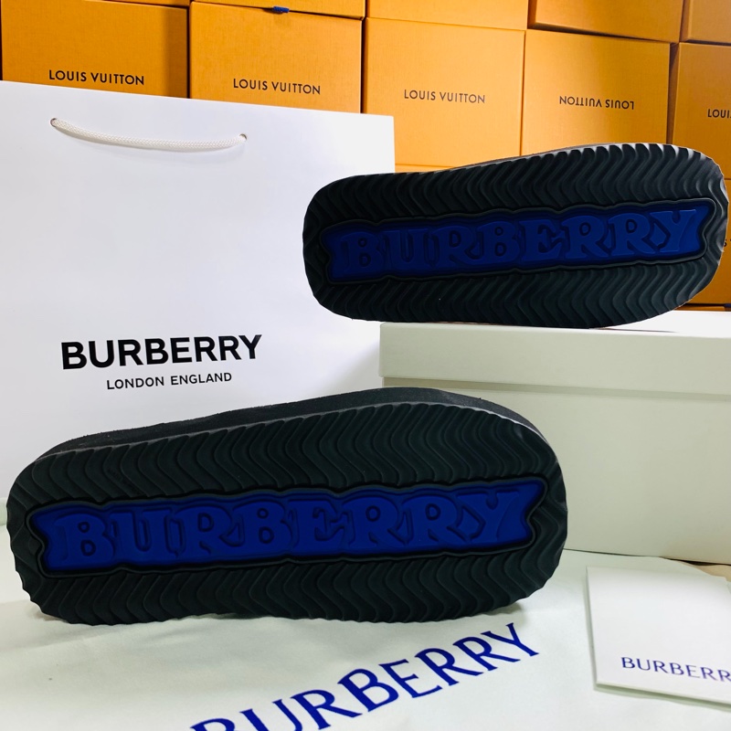 🎁全新未試穿 2024新款盒裝 Burberry 巴寶莉 經典格紋厚底拖鞋 （原價20900）-5