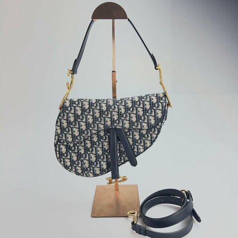 DIOR 老花SADDLE 馬鞍包