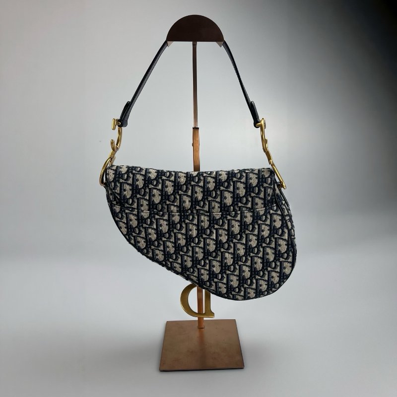 DIOR 老花SADDLE 馬鞍包-1