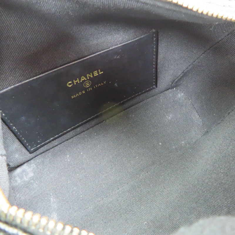 黑色牛皮 菱格紋 荔枝紋 25P HOBO 鍊帶 兩用包 AP4386【CHANEL 香奈兒】 AP4386-4