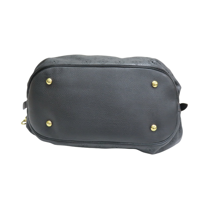 黑色 原花 Mahina 牛皮 XL 手提包【LOUIS VUITTON LV 路易威登】 M95547-4