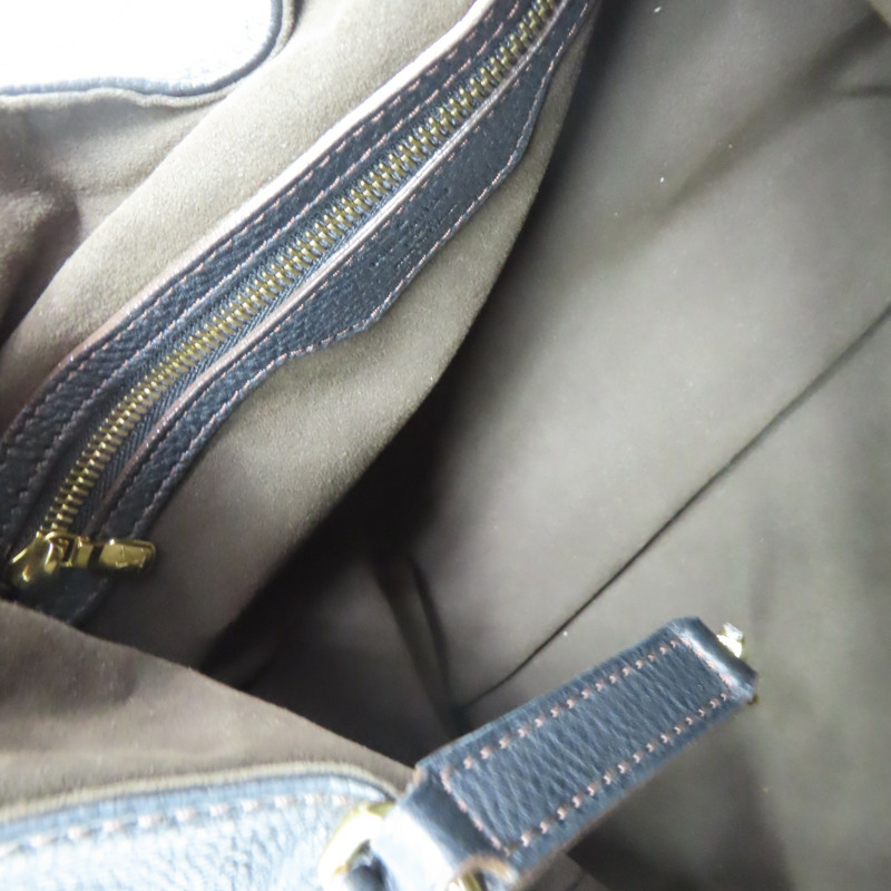 黑色 原花 Mahina 牛皮 XL 手提包【LOUIS VUITTON LV 路易威登】 M95547-5