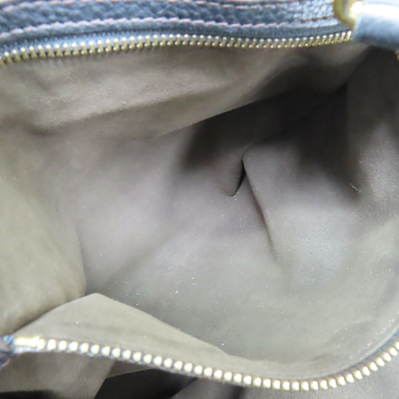 黑色 原花 Mahina 牛皮 XL 手提包【LOUIS VUITTON LV 路易威登】 M95547-7