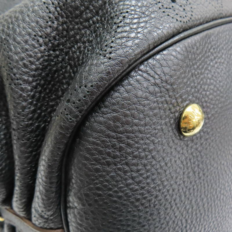 黑色 原花 Mahina 牛皮 XL 手提包【LOUIS VUITTON LV 路易威登】 M95547-12