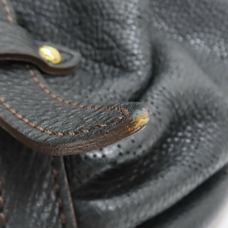 黑色 原花 Mahina 牛皮 XL 手提包【LOUIS VUITTON LV 路易威登】 M95547-17