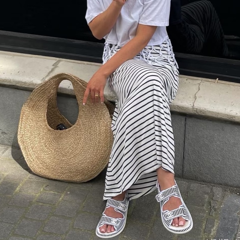 Chanel 黑白條紋雙C鞋⭐️全新New 🐈-6