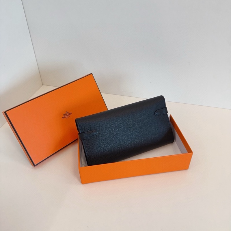 【99新閒置帶膜🆕】Hermes kelly黑金錢包/手包-2