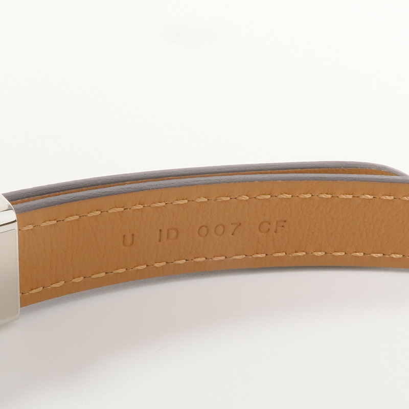 HERMES Epsom皮革POP H Belt銀扣皮帶Craie-6