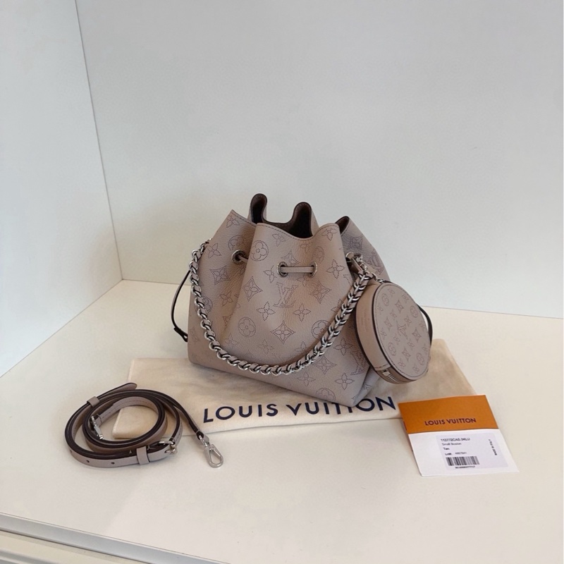 【99新🆕】LV Bella大象灰 全皮鏤空老花月光女神水桶包 單肩包-2