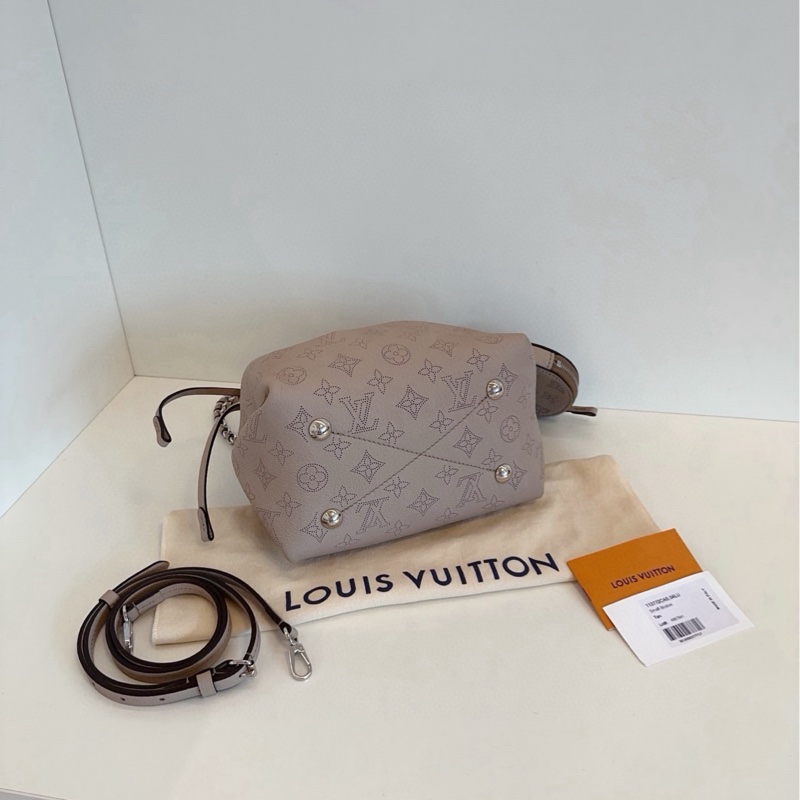 【99新🆕】LV Bella大象灰 全皮鏤空老花月光女神水桶包 單肩包-4