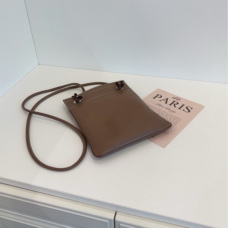 【98新🆕】Hermes  Aline 大象灰銀扣 全皮斜挎包-4