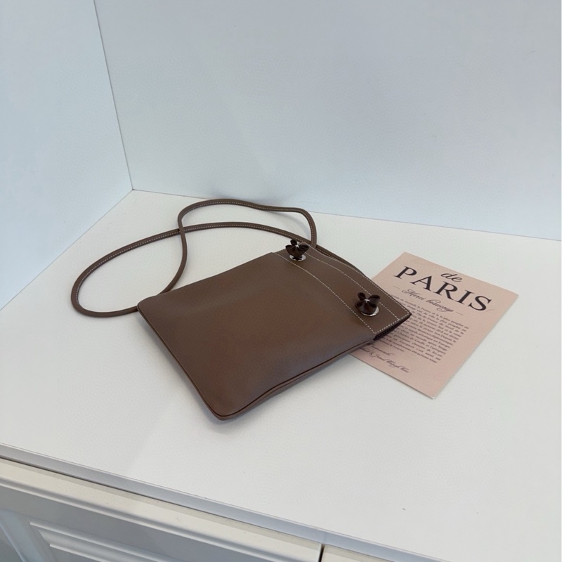 【98新🆕】Hermes  Aline 大象灰銀扣 全皮斜挎包-5