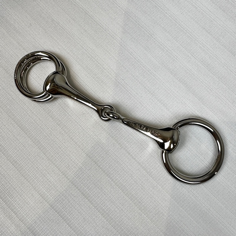 愛馬仕/Hermes Mors Scarf 90 Ring 銀色絲巾扣-2