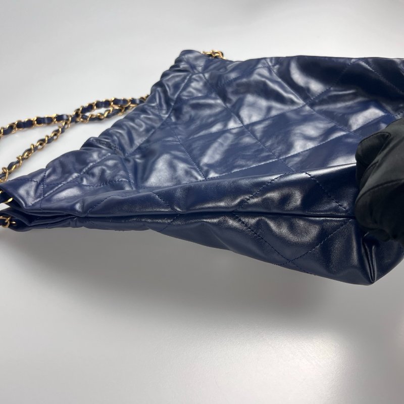 CHANEL 22包小號深藍   AS3980/晶片款-2