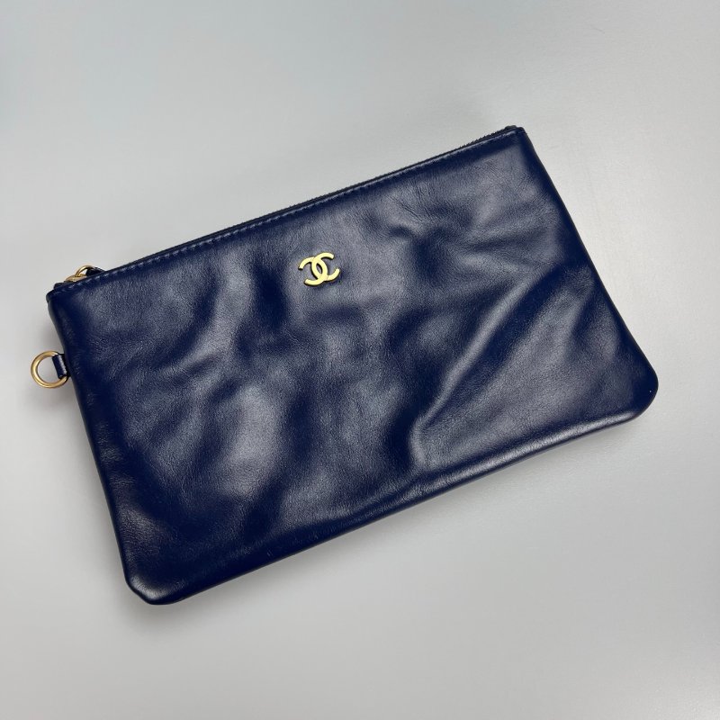 CHANEL 22包小號深藍   AS3980/晶片款-12