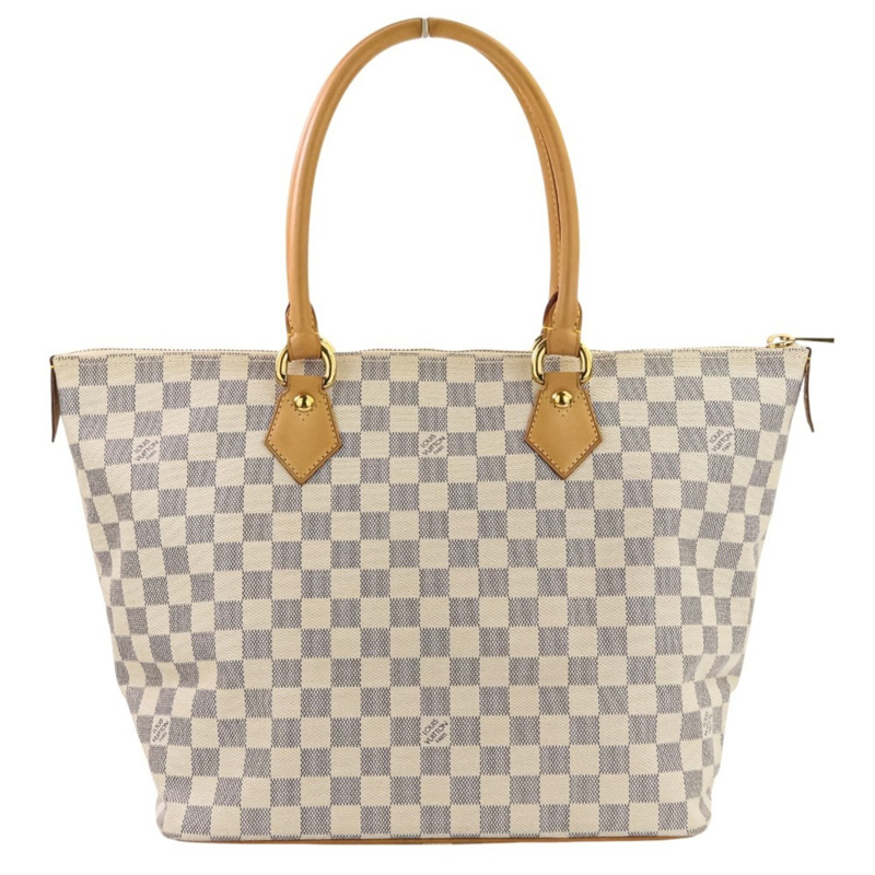 路易威登 Damier Azur Saleya MM 手提包 N51185 白色 女士-2