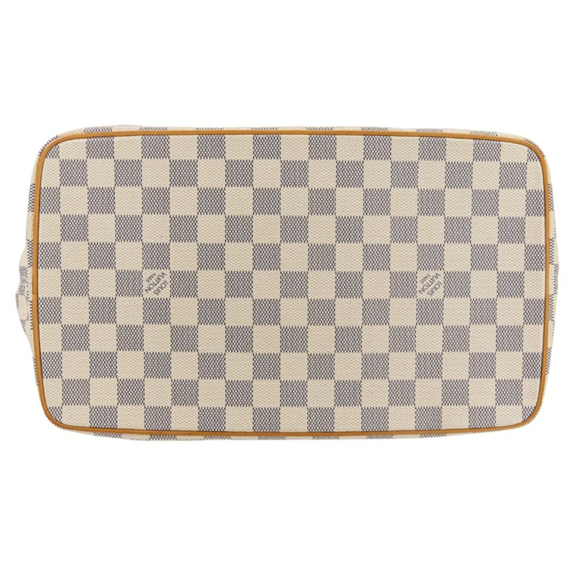 路易威登 Damier Azur Saleya MM 手提包 N51185 白色 女士-4