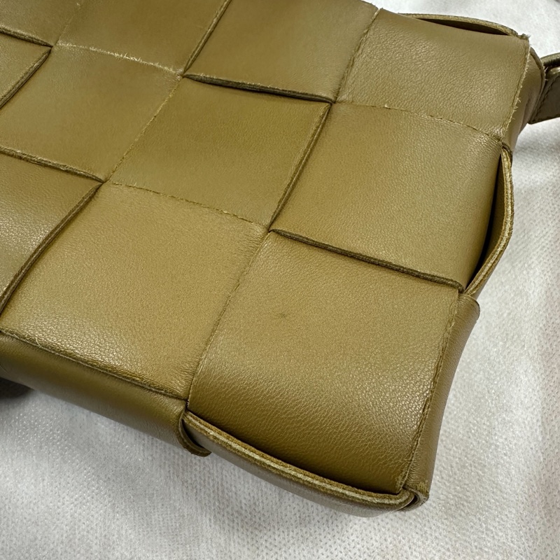 BV Cassette 卡其棕焦糖色編織卡帶包-4