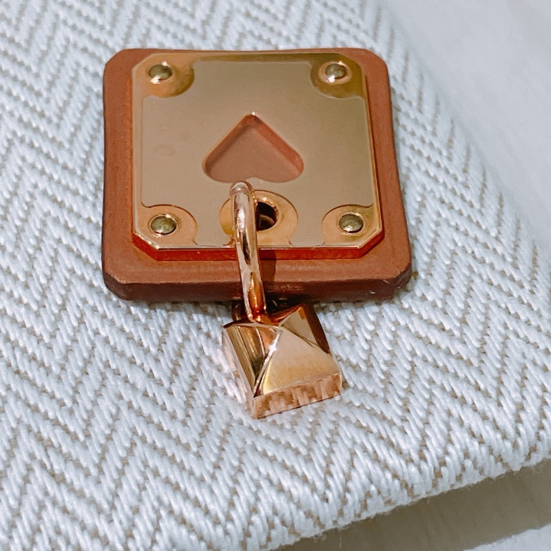 TK1912 HERMES 愛馬仕撲克紅心耳環AS DE COEUR EARRINGS-4