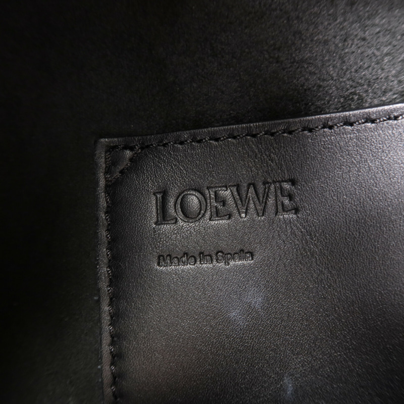 LOEWE 牛皮皮革Balloon Medium金扣手挽肩背兩用袋-5