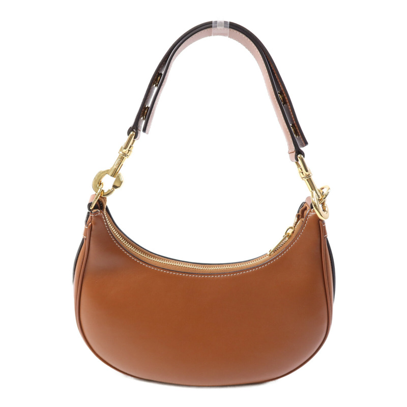 CELINE 牛皮皮革Ava金扣肩背袋-1