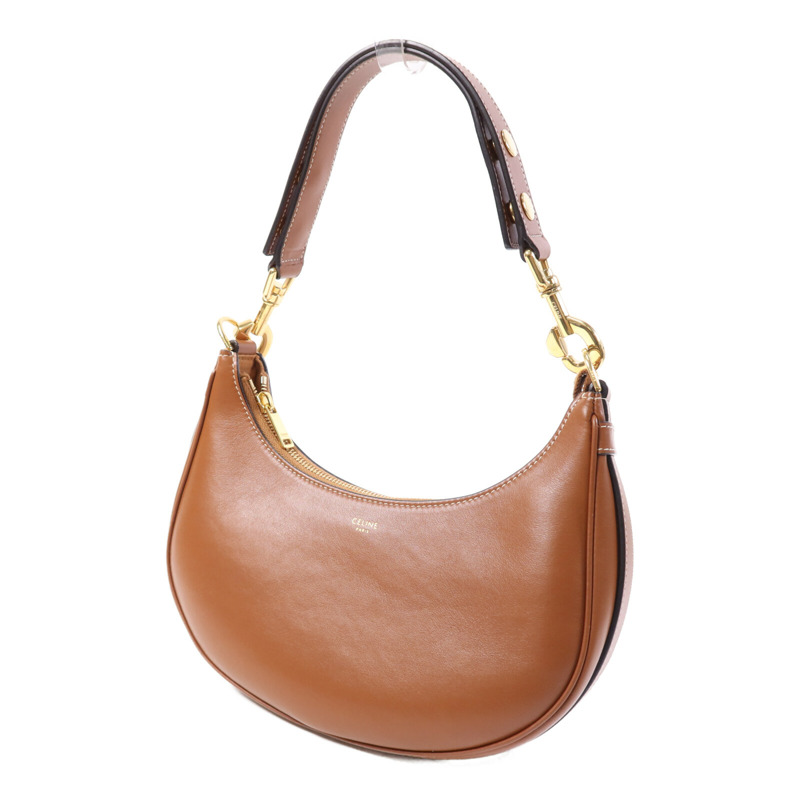 CELINE 牛皮皮革Ava金扣肩背袋-2