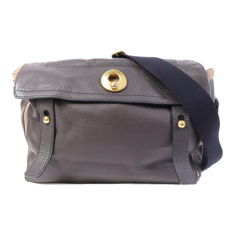 YVES SAINT LAURENT 牛皮皮革Muse金扣肩背袋