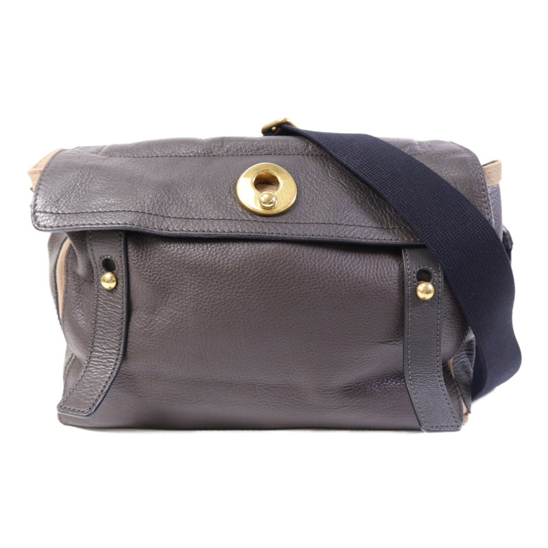 YVES SAINT LAURENT 牛皮皮革Muse金扣肩背袋-0