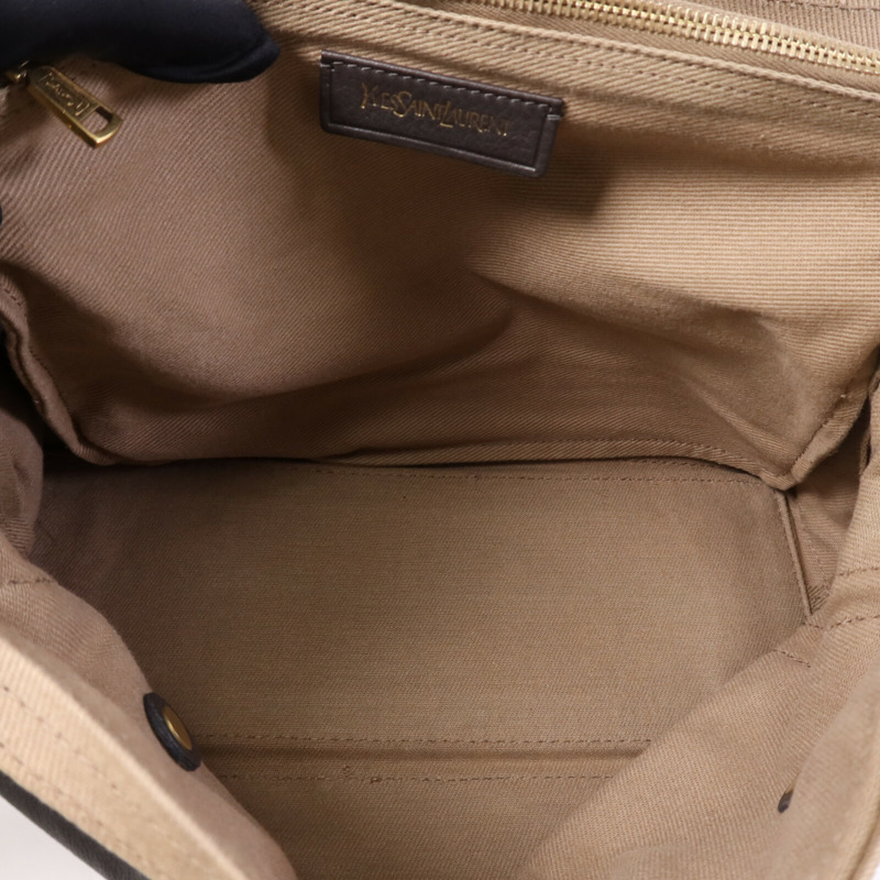 YVES SAINT LAURENT 牛皮皮革Muse金扣肩背袋-4