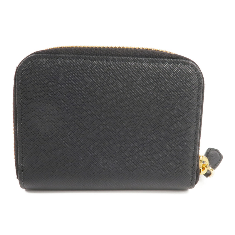 PRADA Saffiano皮革Coin Case金扣零錢包-2
